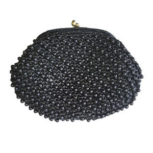 Vintage Princess Charming by Atlas Beaded Clutch Handbag Mid Century 50s 60s